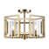 Kousgaard 4-Light Flush Mount in Brushed Champagne Bronze with Clear Glass