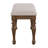 Heppman Polyester Upholstered Bench