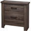 Wooden Nightstand Bedside Table 2X Drawers Storage Bedroom Furniture