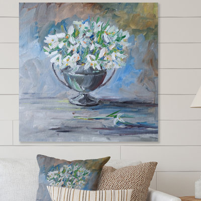 Bouquet Tender Spring First Snowdrops - Peinture