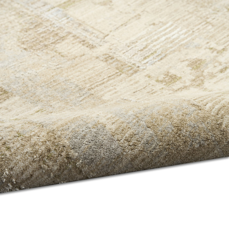 CK089 DRIFT RUG Abstract Machine Made Area Rug, Beige Grey, Rectangle 239 x 310 cm