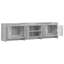 Unfinished TV Stand for TVs up to 75" with Fireplace Included-1230582371