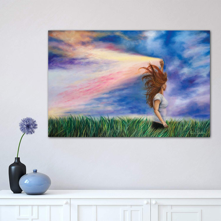 Painting Over A Canvas Print - Shine Your Light