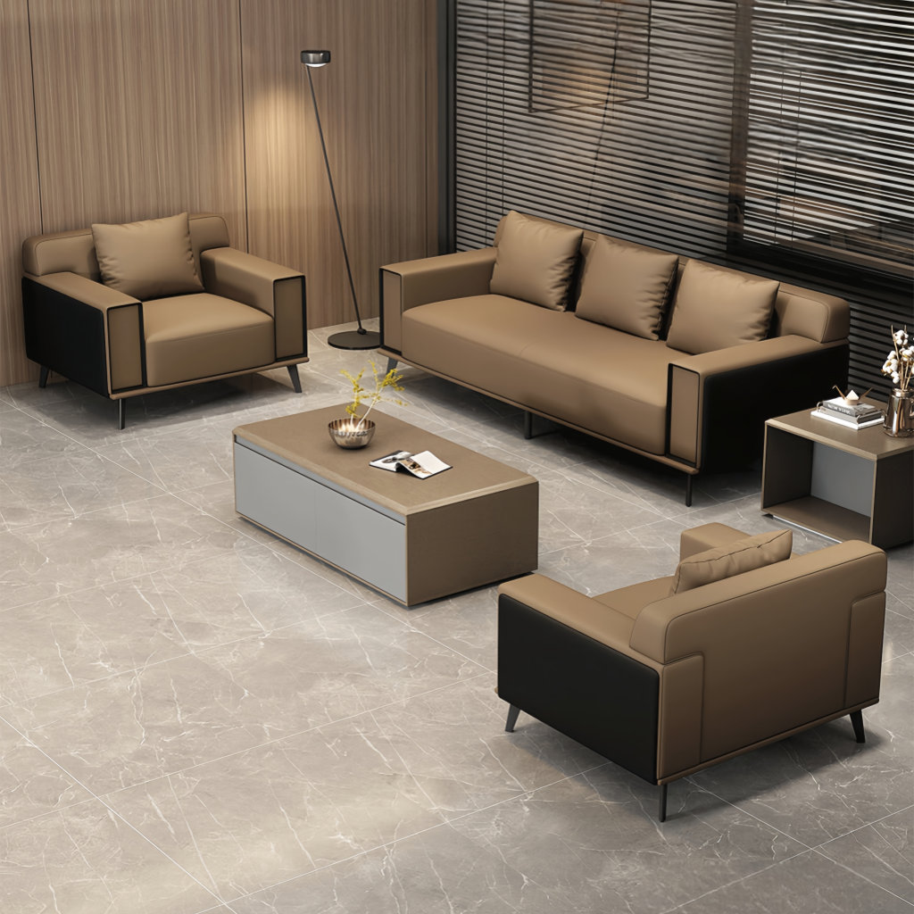 High-end light luxury sofa combination