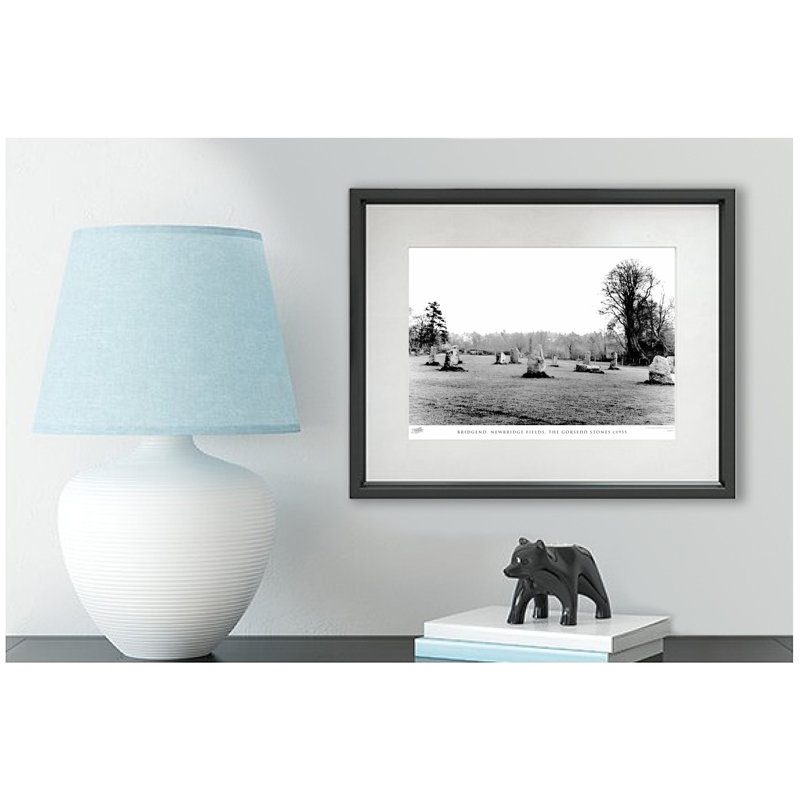 Bridgend, Newbridge Fields, The Gorsedd Stones C1955 by Francis Frith - Single Picture Frame Print, 45cm H x 60cm W x 2.3cm D