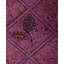 Overdyed Hand-Knotted Wool Modern-Contemporary Purple Runner 3' 0" x 7' 8"