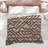 Brown Zigzag Pattern Comforter-128547961