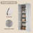 Tall Bathroom Storage Cabinet with 6 Doors-118138669