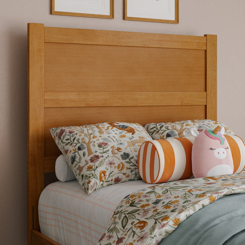 Aveline Wood Panel Headboard, Twin, Light Toffee