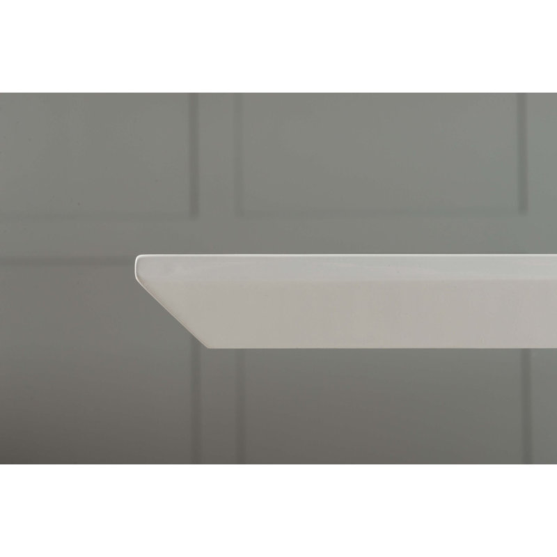 Ensemble de table de salle à manger Eubanks, Blanc, Blanc, 7 pièces: table, 6 chaises