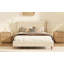 Lit plateforme tapissier sans sommier