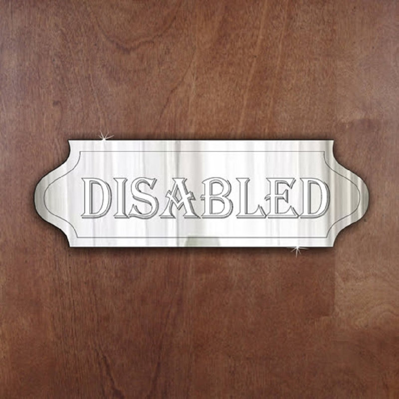 Disabled Decorative Sign