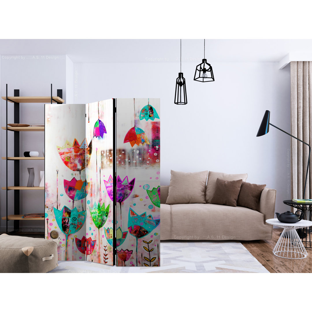 Room Divider - Colorful Tulips [Room Dividers]