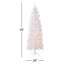 Slender White Realistic Artificial Fir Christmas Tree with Lights-1712946543