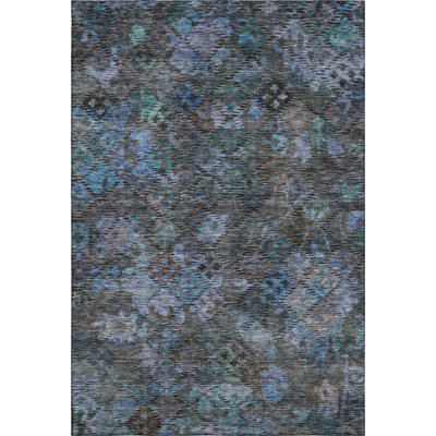 Premium Machine Washable Konopka AMF1109 Global Rug