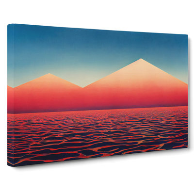 Special Abstract Mountains - Wrapped Canvas