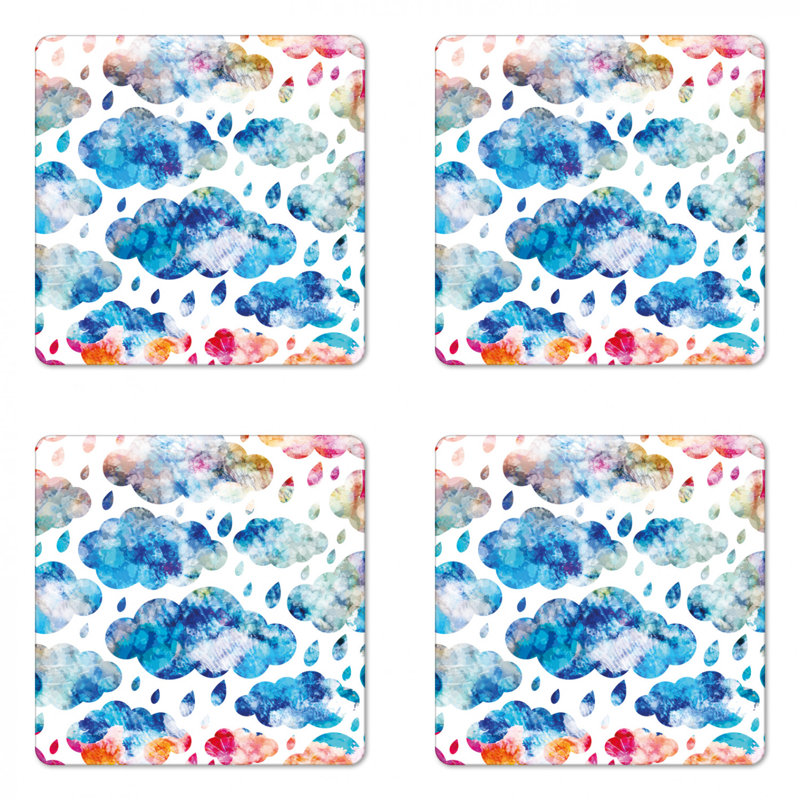 Square 4 Piece Coaster Set