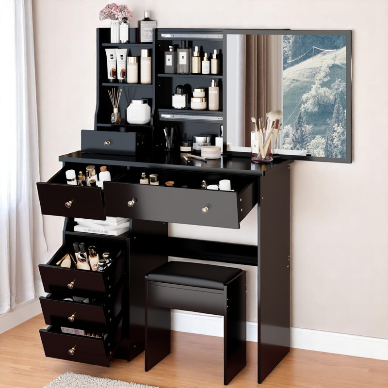 Makeup Vanity, Black