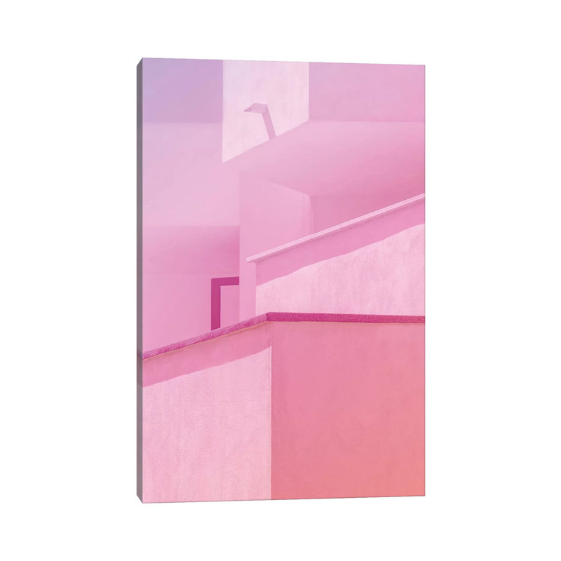 Abstract Geometric Architecture II by Beli - Wrapped Canvas Print, 66.04 cm H x 45.72 cm W x 1.91 cm D