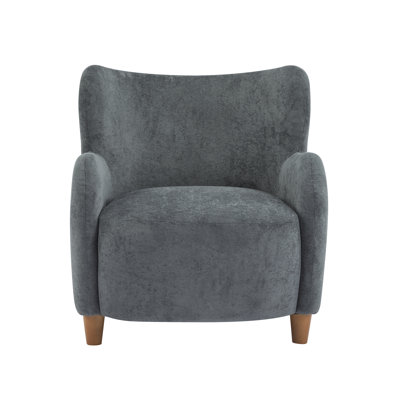 Reshami Wing Back Fabric Upholstered Accent Chair