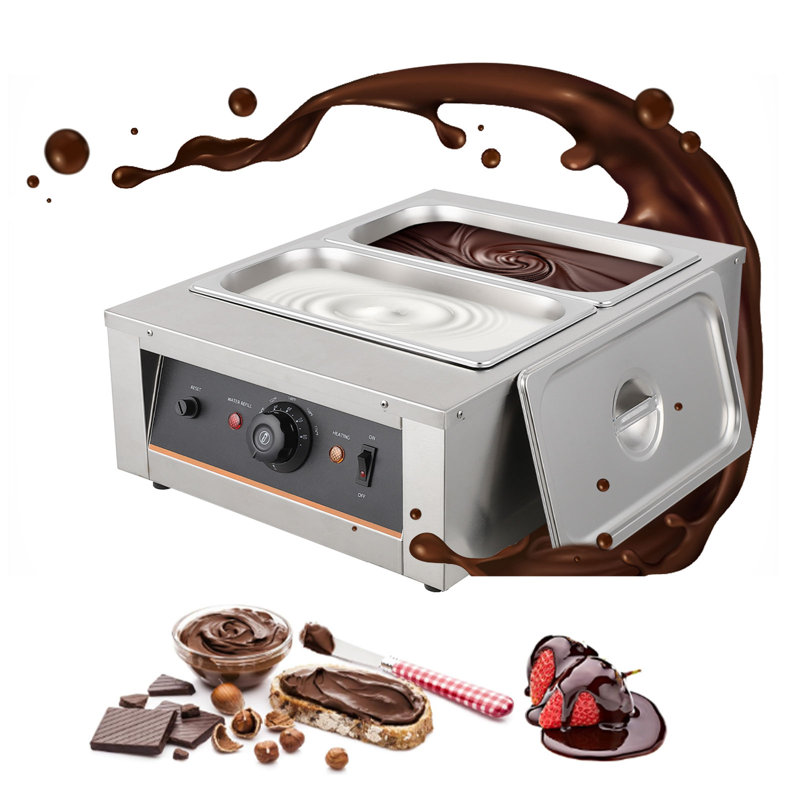 Machine à tremper au chocolat électrique en acier inoxydable pour la cuisson