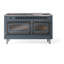 ILVE Nostalgie II Noblesse 60 in Dual Fuel Range, 9 Burner, Griddle-845906353-845906348