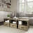Stackable Side Table with Drawer, Gray-1971303243