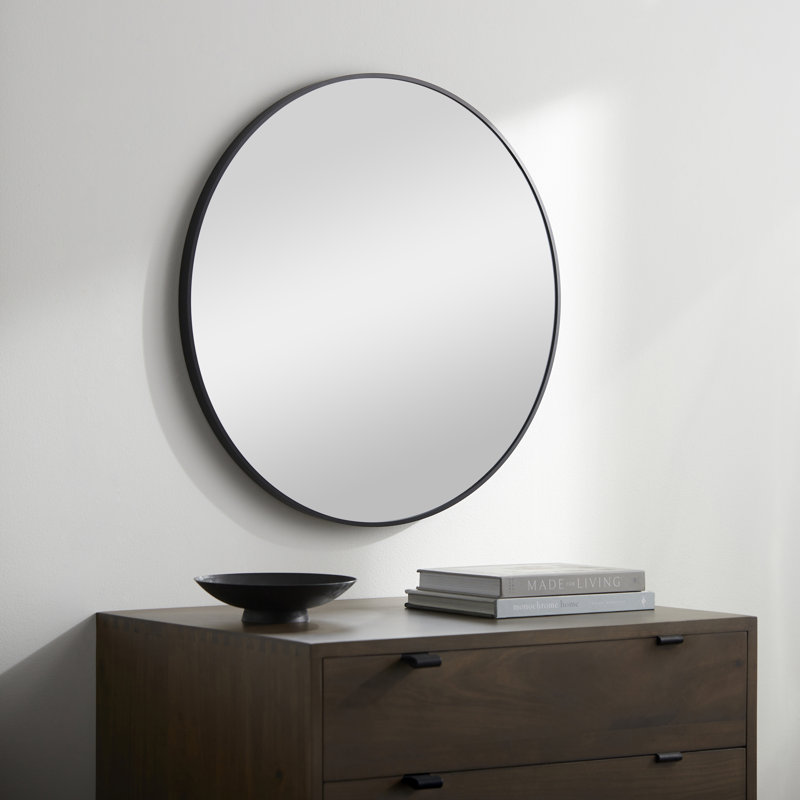 Miroir Destefano Essence, Noir, 27 po x 27 po