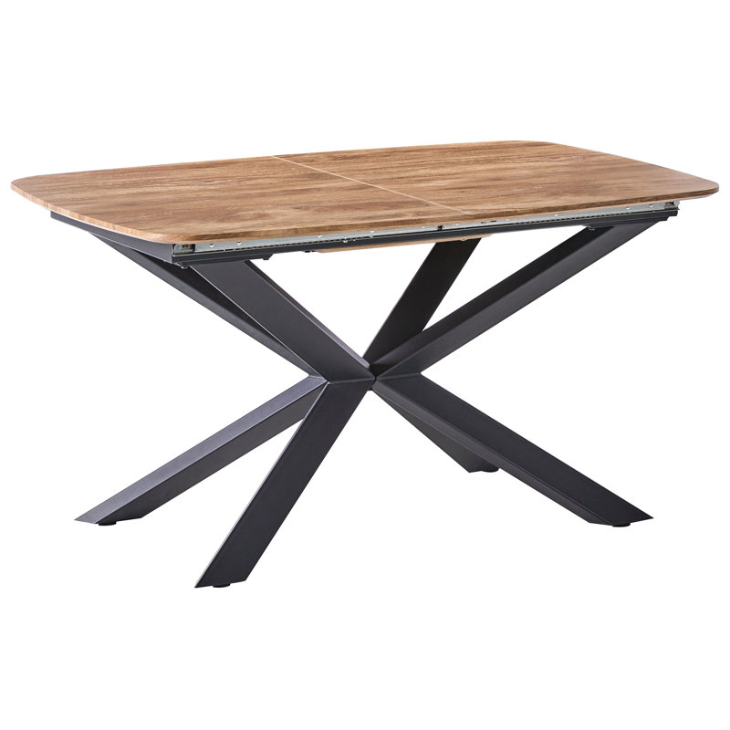 Extendable Metal Base Dining Table