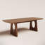 Table de salle à manger en noyer massif de 78,7 po x 39,4 po pour 6 à 8 personnes Joceline-1077473424