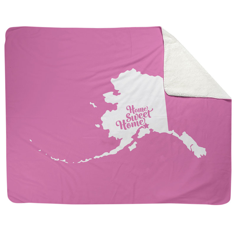 Jeté polaire pour ancrage doux home, l 52,5 po x L 62,5 po, Rose