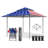 Pavillon escamotable 13 pi L 13 pi. D Auvent escamotable en acier