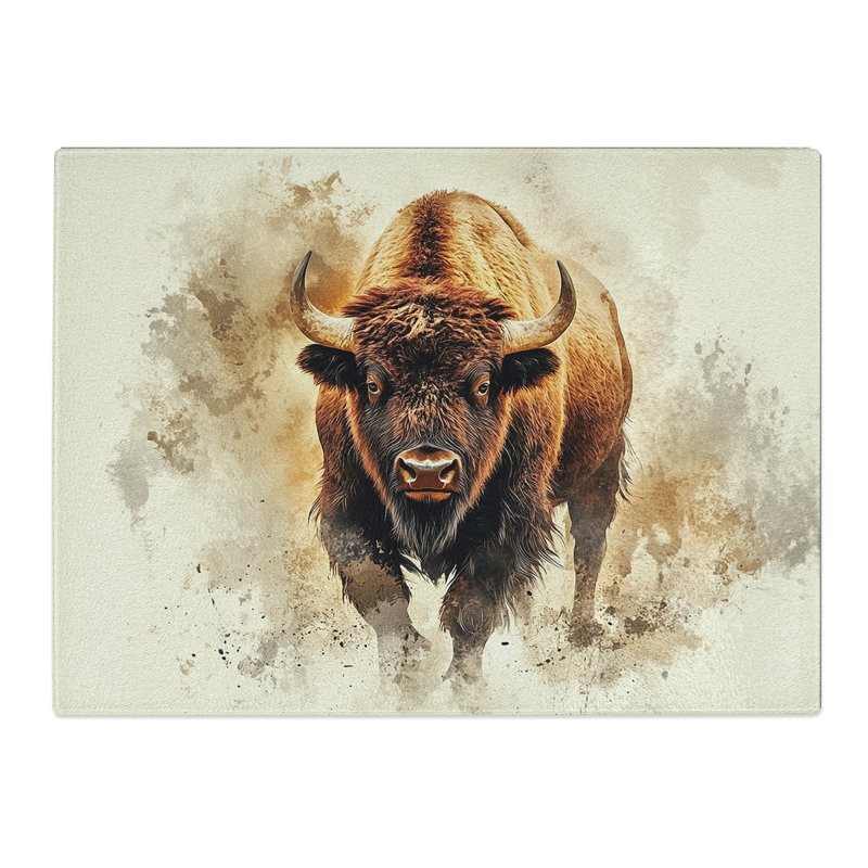 Bison Vol.5  Glass Chopping Board