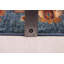 Tapis bleu moderne Ersari 5 pi 3 po x 6 pi 9 po