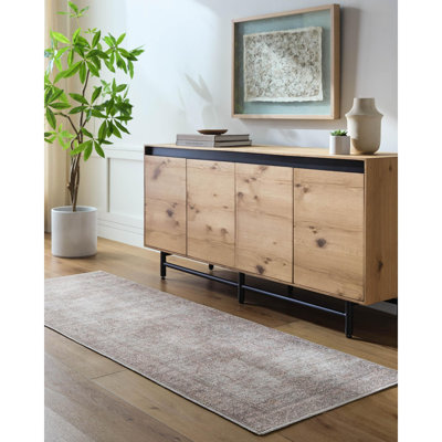 Becki Owens x Livabliss Vintage Traditional Oriental Boho Blush Cream Area Rug
