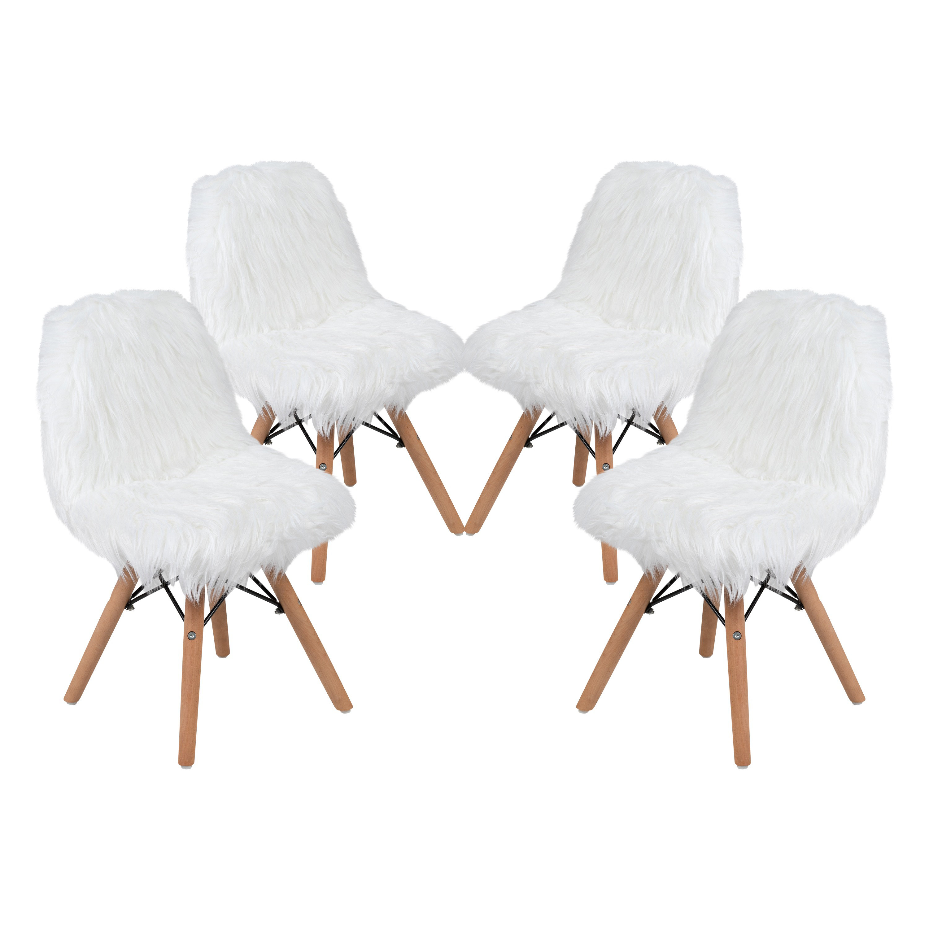 Everly Quinn Kids Shaggy Dog Accent Chair Desk Chair Playroom Chair  Wayfair