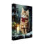 Chats dans la neige 1 sur toile-490773466