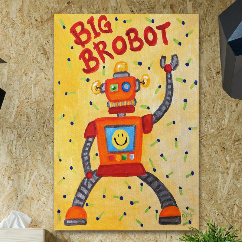 «Big Brobot», reproduction sur toile tendue, H 60 po x l 40po x P 1,5 po