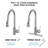 WF Pull Down Kitchen Faucet-88625752