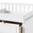 55'' W 100% Solid Wood 10-Drawer Changing Table Dresser In White
