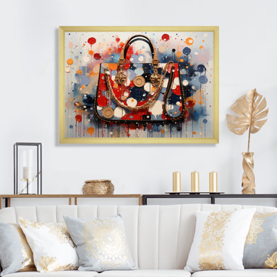 " Fashion Bag Pointillism I "