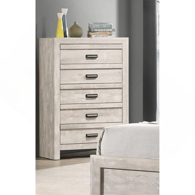 Meuble de chambre à coucher 1 tiroir contemporain à 5 tiroirs avec rangement