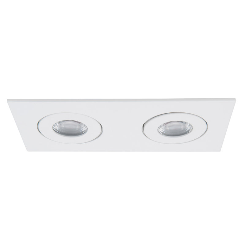 White Aluminum 3.5'' LED Recessed Lighting Kit