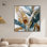 «Paradise Fronds II», art floral tropical par 