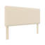 Valdemar Brown Fabric & Weathered Grey Finish Queen Bed