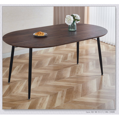 Table de salle à manger, de bureau et d'extérieur polyvalente et extensible avec longueur réglable pour les espaces modernes