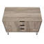 Commode cannelée 35 po Dumbo gris rustique (3 tiroirs)-78738186