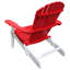 Chaise Adirondack pliante en bois massif Messina