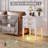 25.6“H Nightstand with Built-In Outlets and Lights-250217498