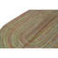 Hand Knotted Wool Area Rug in Green